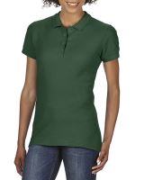 SOFTSTYLE® LADIES' DOUBLE PIQUÉ POLO Forest Green