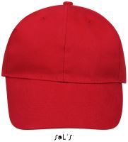 SOL'S BUFFALO - SIX PANEL CAP Red