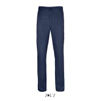 SOL'S JARED MEN - SATIN STRETCH TROUSERS French Navy