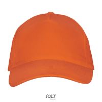 SOL'S LONG BEACH - 5 PANEL CAP Orange