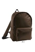 SOL'S RIDER - 600D POLYESTER RUCKSACK Chocolate