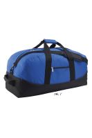 SOL'S STADIUM 65 - TWO COLOUR 600D POLYESTER TRAVEL/SPORTS BAG Royal Blue