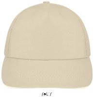 SOL'S SUNNY - FIVE PANEL CAP Beige/White