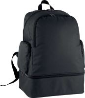TEAM SPORTS BACKPACK WITH RIGID BOTTOM Black