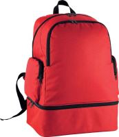 TEAM SPORTS BACKPACK WITH RIGID BOTTOM Red